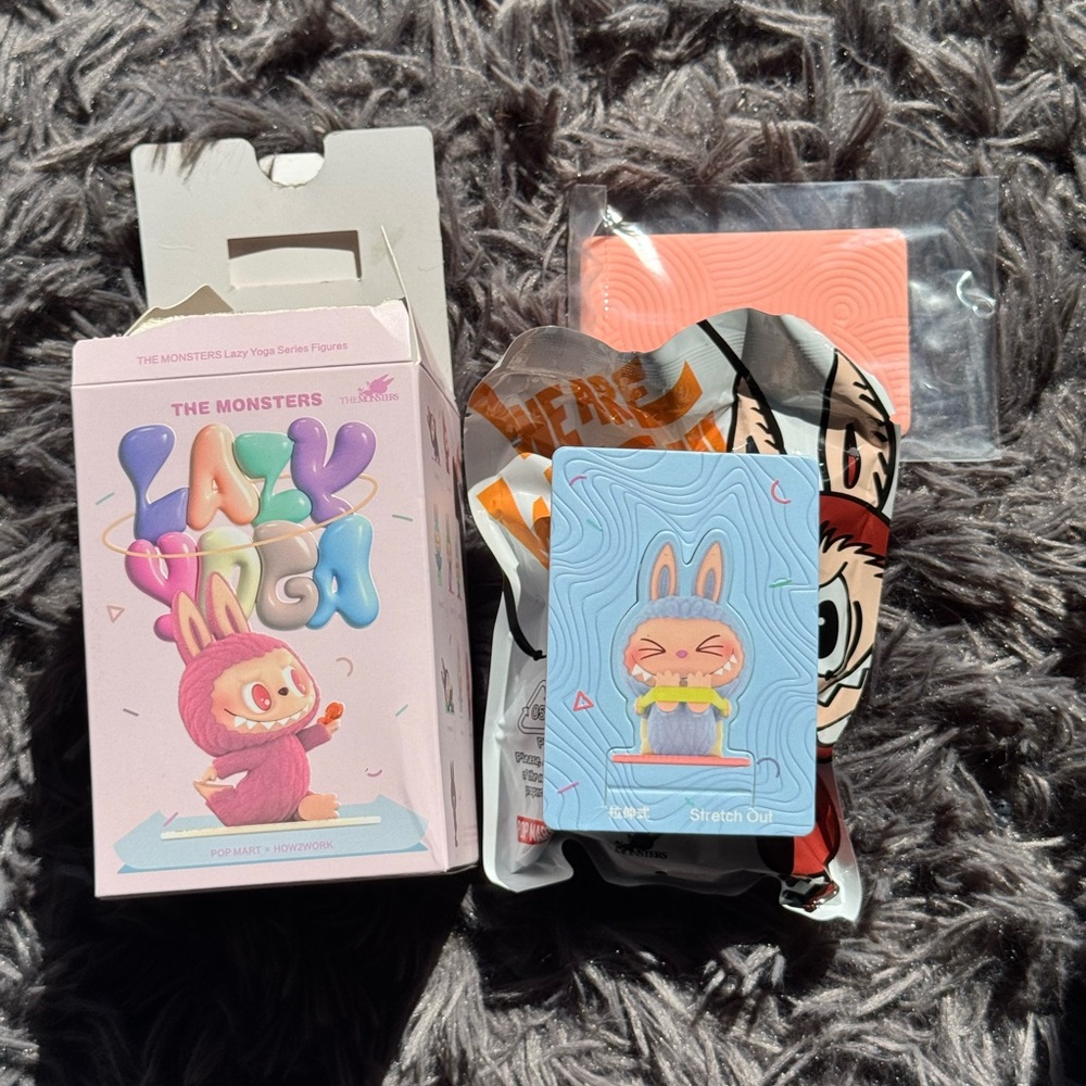 The Monsters Lazy Yoga Labubu Figurine -Stretch out